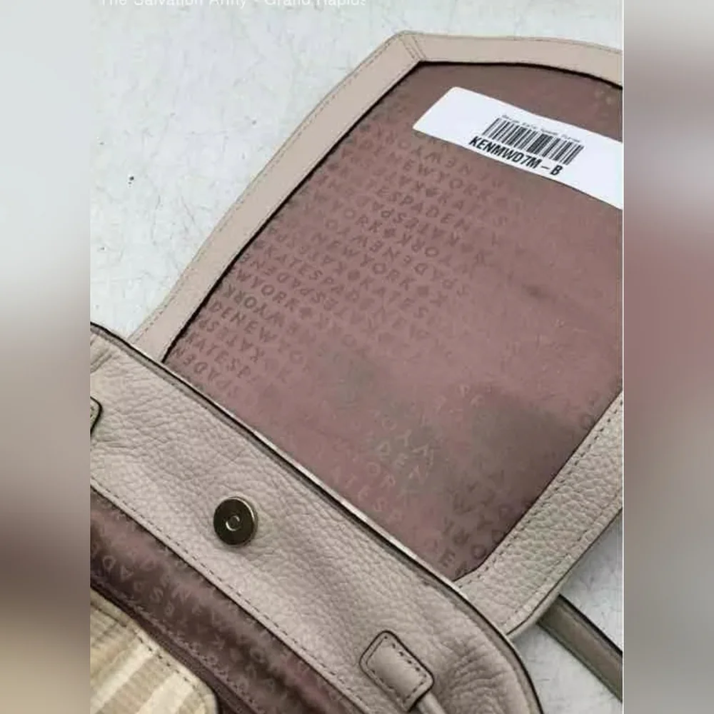 Kate Spade Mulberry Street Small Breezy Striped Backpack, Ottoman Stripe/Pumice